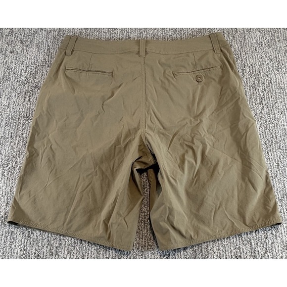 Patagonia Mens Wavefarer Stretch Shorts Beige 10" Inseam Size 35* Nylon EUC - Picture 5 of 7